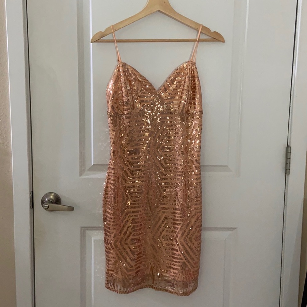sequin Guess bodycon party dress
